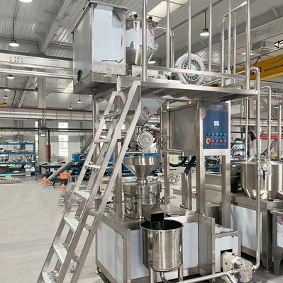 Système de broyage à grande vitesse du lait de soja pour l'efficacité de la fabrication des magasins de vêtements