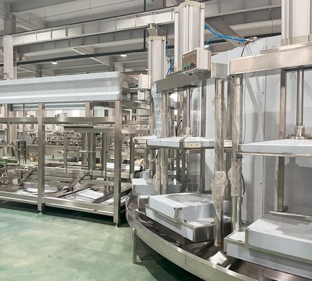 Machines de transformation de tofu durables avec une capacité de 400 kg et une presse à disques automatique