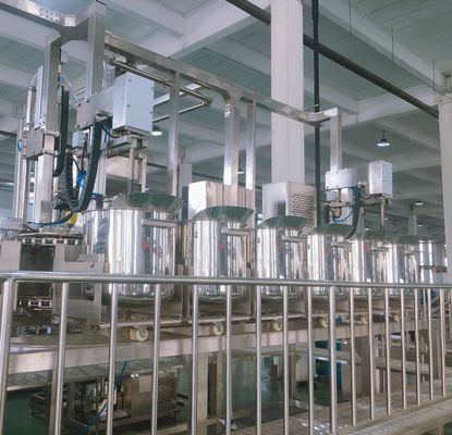 Équipement de friture de 1000 kg pour la machine à cuire les haricots au tofu OEM