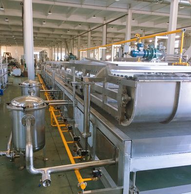 Équipement de friture de 1000 kg pour la machine à cuire les haricots au tofu OEM