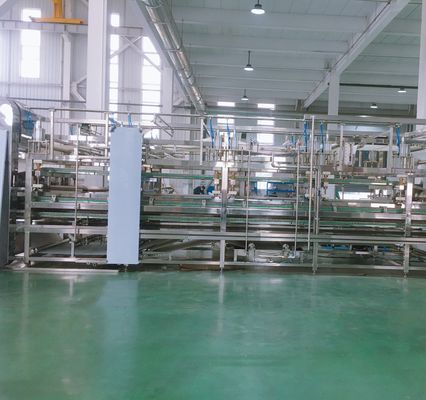 Produit de haute productivité LUOKE CE européenne Machine à tofu entièrement automatique Pas de moule Pas de tissu