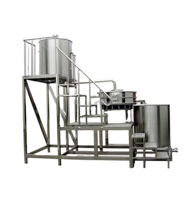 Support technique vidéo tamis vibratoire pour ligne de production multifonctionnelle de lait de soja/de jus