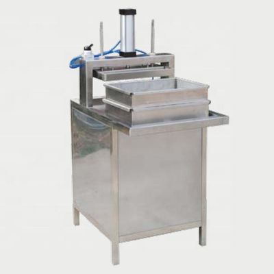 Matériau de base Soya frais Tofu Machine de formage pneumatique pour la production à petite échelle